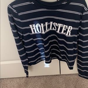 Hollister crop top with strips